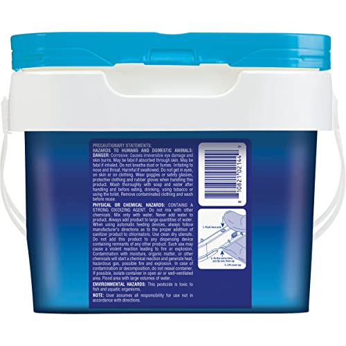 CLOROX Pool&Spa XtraBlue 3” Chlorinating Tablets, Kills Bacteria & Stops Algae, 5 LB-UPStoxs