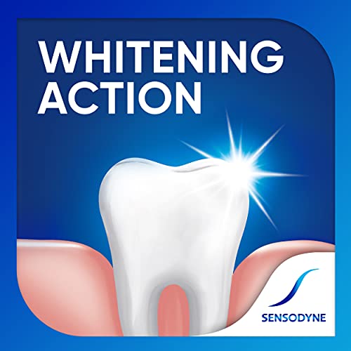 Sensodyne Repair and Protect Whitening Toothpaste, Toothpaste for Sensitive Teeth and Cavity Prevention, 3.4 oz (Pack of 2)-UPStoxs