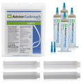 Advion Cockroach Gel Bait, 4 Tubes x 30-Grams, 4 Plunger and 4 Tips, German Roach Insect Pest Control, Indoor and Outdoor Use, Roach Killer Gel for American, German and Other Major Cockroach Species-UPStoxs