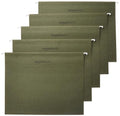 Amazon Basics Hanging Organizer File Folder, Letter Size, Green - Pack of 25-UPStoxs