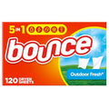 Bounce Dryer Sheets Laundry Fabric Softener, Outdoor Fresh Scent, 120 Count-UPStoxs