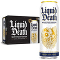 Liquid Death, Still Mountain Water, 8-Pack (King Size 19.2oz Cans), Real Mountain Source, Natural Minerals & Electrolytes-UPStoxs