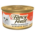 Purina Fancy Feast Salmon Feast Classic Grain Free Wet Cat Food Pate - 3 Ounce Cans (Pack of 24)-UPStoxs