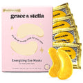 grace & stella Under Eye Mask (Gold, 24 Pairs) Reduce Dark Circles, Puffy Eyes, Undereye Bags, Wrinkles - Gel Under Eye Patches - Gifts for Women - Birthday Gifts for Women - Vegan Cruelty Free-UPStoxs