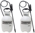 Chapin 22000 Made in USA Value Pack of 2 Units, 1 Gallon Lawn and Garden Pump Pressured Sprayer, for Spraying Plants, Garden Watering, Lawns, Weeds and Pests, Translucent White-UPStoxs