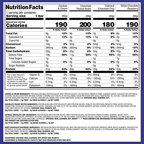 Quest Nutrition Ultimate Variety Pack Protein Bars, High Protein, Low Carb, Gluten Free, Keto Friendly, 12 Count-UPStoxs