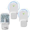 VEYOFLY Fly Trap Indoor, Fruit Fly Traps for Indoors, (2 Device + 6 Refills) Gnat Traps for House Indoor, Fly Catcher Indoor, Safer Plug in Light Flying Insect Trap, Bug Light Killer, Fly Trap-UPStoxs