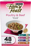 Purina Fancy Feast Canned Wet Cat Food, Variety Pack, 3 oz., 48 ct., Choose Flavor