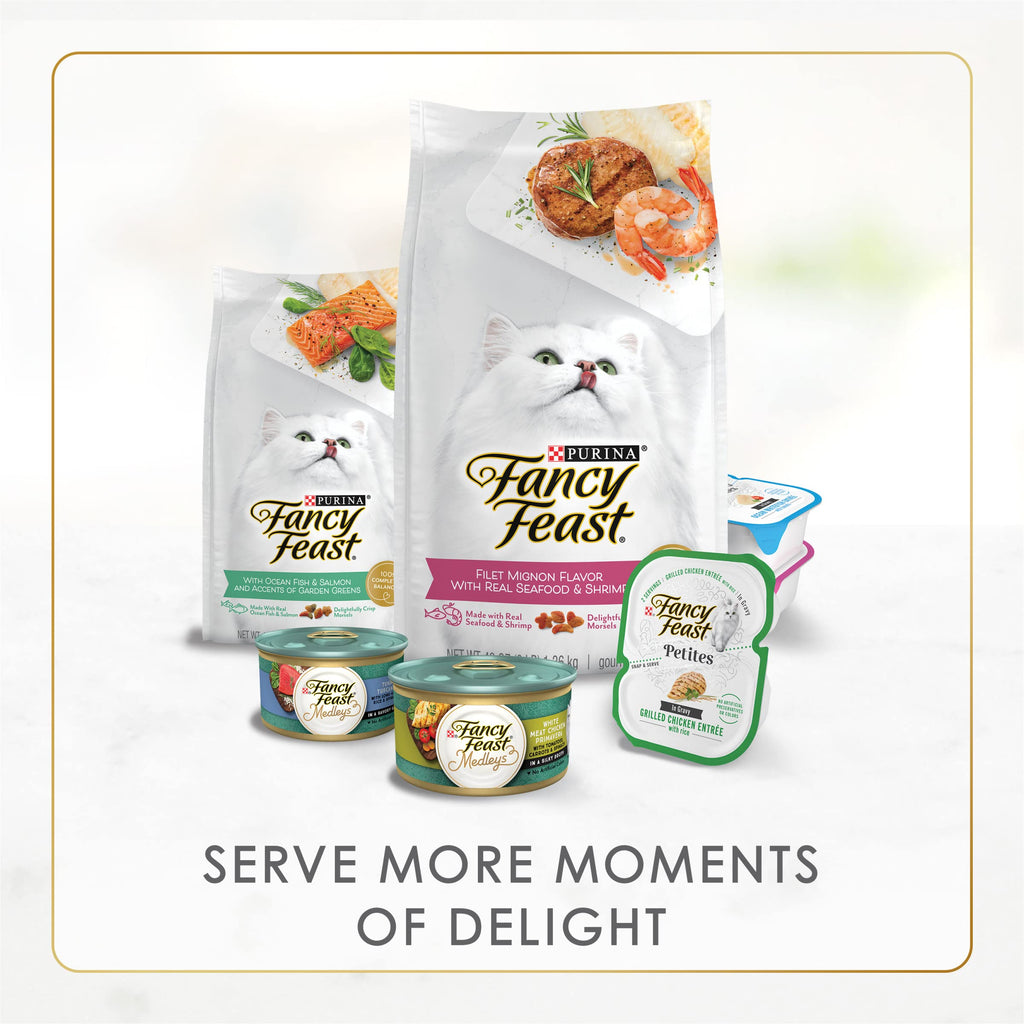 Purina Fancy Feast Gravy Lovers Poultry and Beef Grilled Gourmet Wet Cat Food Variety Pack - 3 Ounce (Pack of 24)-UPStoxs