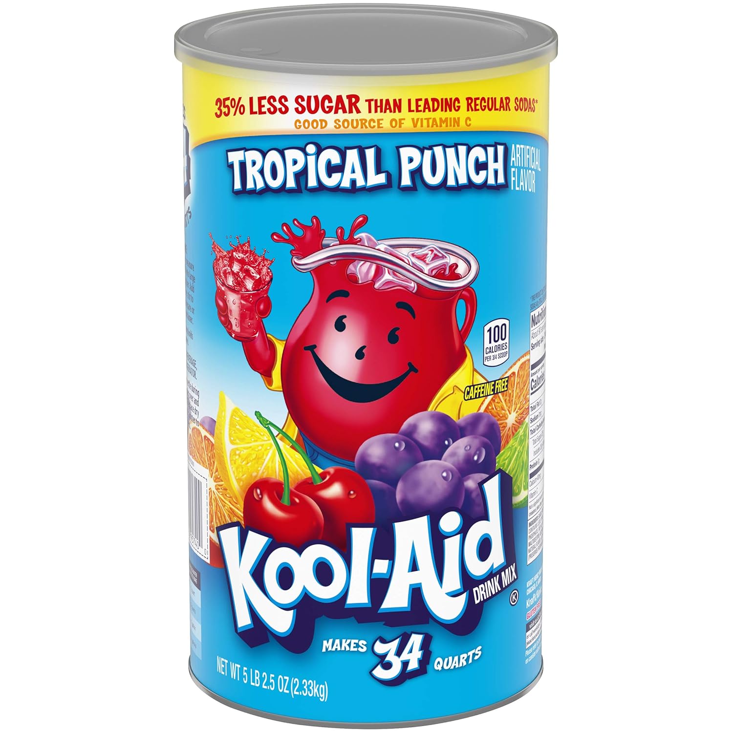 Kool-Aid Sweetened Tropical Punch Powdered Drink Mix 82.5 oz.