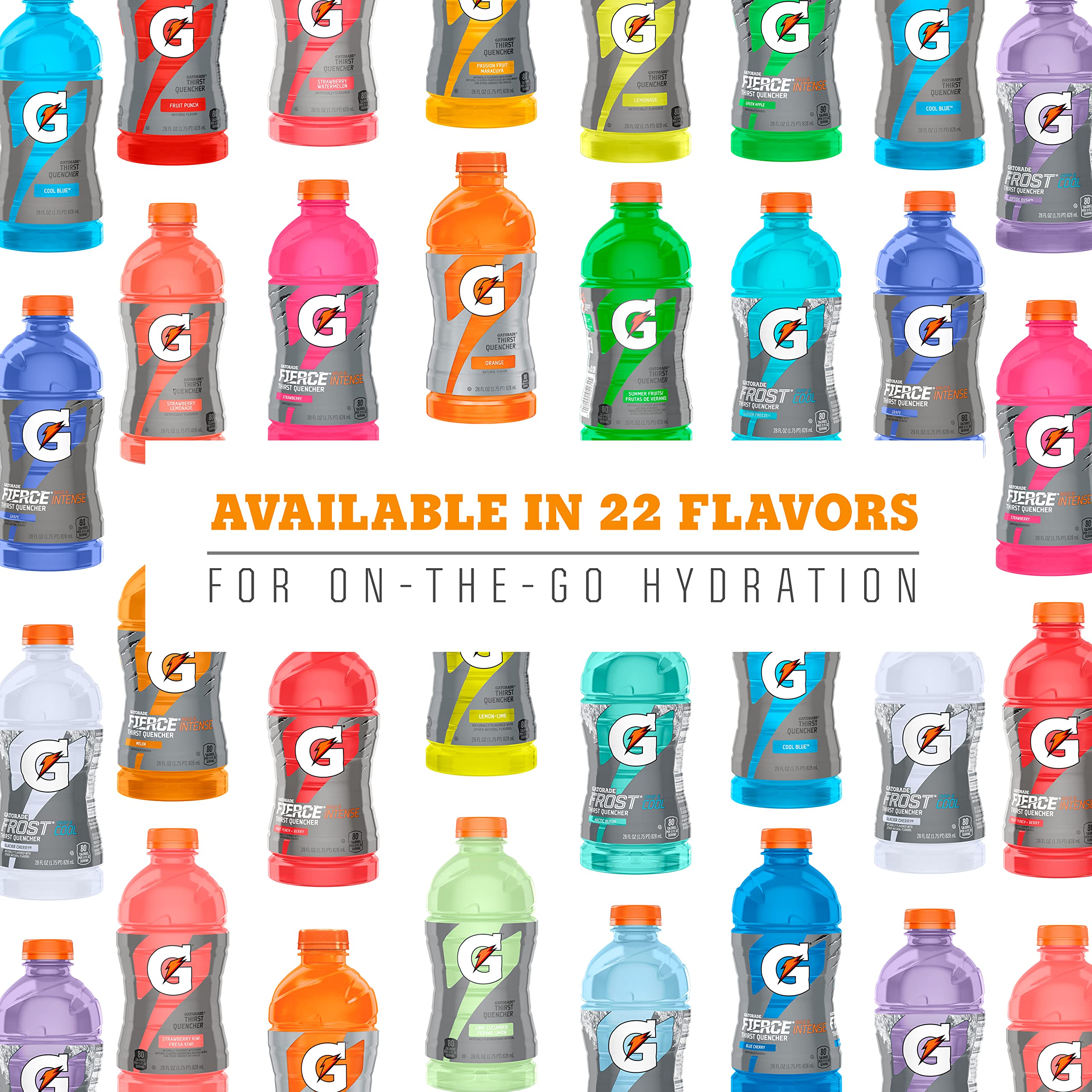 Gatorade Classic Thirst Quencher, Variety Pack, 12 Fl Oz (Pack of 24)-UPStoxs