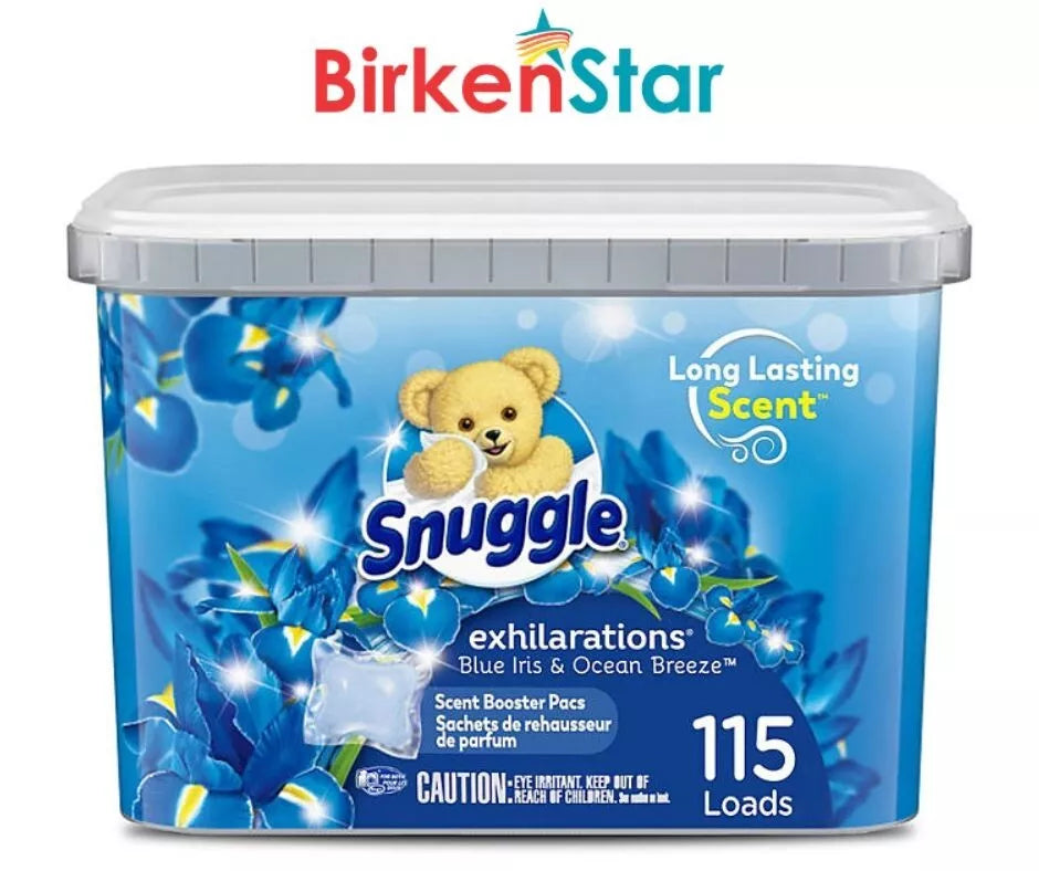 Snuggle Scent Boosters Pacs, Blue Iris and Ocean Breeze, 115 ct.