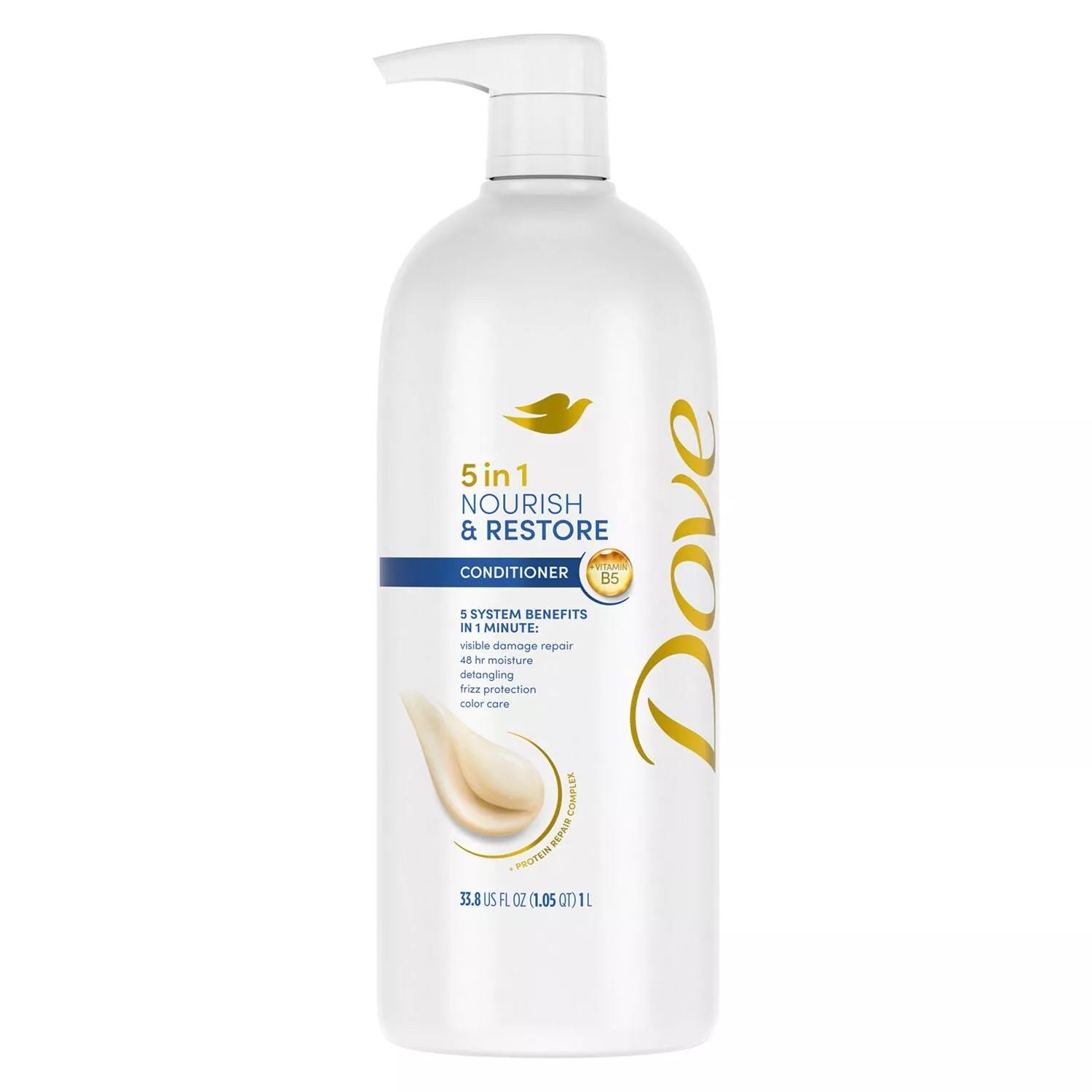 Dove Nourish & Restore 5-in-1 Conditioner, 33.8 fl. oz.